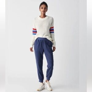 Faherty Arlie Day Linen Jogger – Women’s Small, Blue